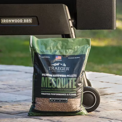 Mesquite pellets for pellet grills like Traeger